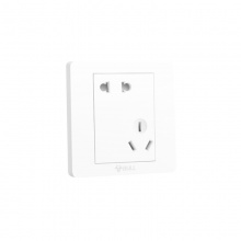 公牛(BULL)10A 250V 二三極寬體插座 白 G06Z223A