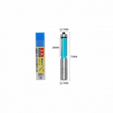 東成修邊機(jī)刀頭帶軸承修邊刀 東城銑刀木工開槽雕刻刀 帶軸承修邊刀(柄x頭12.7x12.7mm)