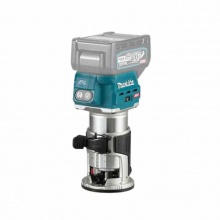 牧田(MAKITA)40V充電式木工修邊機 鋰電多功能雕刻機 木工倒裝電木銑 RT001G雙電雙充5.0Ah