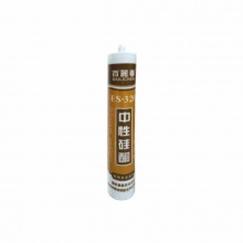 百麗春ES-320玻璃膠 中性硅酮密封膠 中性耐候膠密封膠 黑色