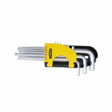 史丹利(STANLEY)9件套公制球頭內六角扳手1.5-10mm STMT94162-8-23