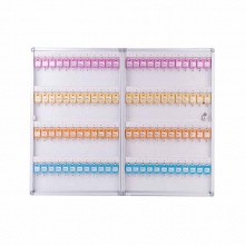 得力(deli)50802-鋁合金鑰匙管理箱(銀)96位鑰匙管理箱