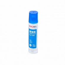 得力(deli)7302液體膠(無色)(50ml/瓶)高粘度液體膠 學習辦公通用膠水