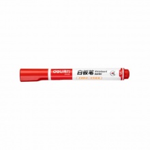 得力(deli)S536白板筆(紅)可擦用白板筆 辦公用品