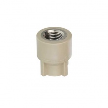 聯(lián)塑灰色PPR水管內(nèi)牙直通25×3/4