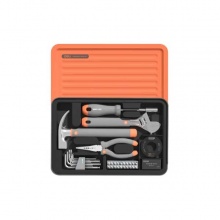 得力(deli) home系列層疊式工具組套-34件安裝工具套裝(橙) H1001-E