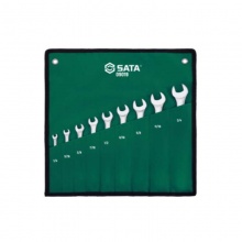 世達(SATA) 9件英制全拋光兩用扳手組套 09019